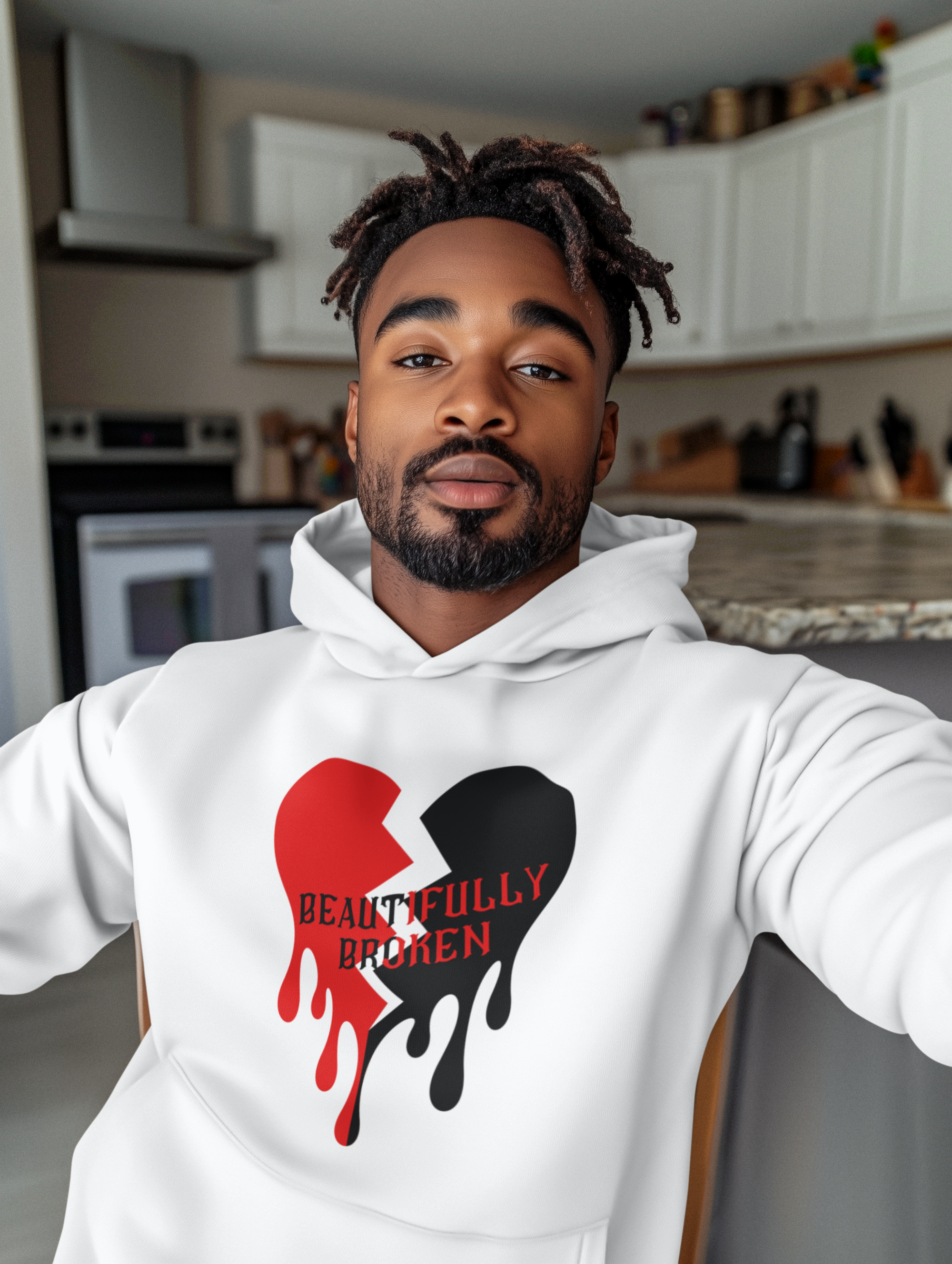 Beautifully Broken Hoodies